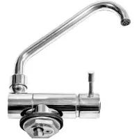 Elettrogas Aravon Chromed Brass Water Tap 14 Mm Argenté