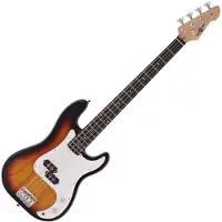 Gear4Music Guitare Basse LA par Sunburst