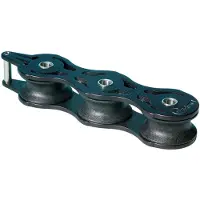 WICHARD Triple Return Bearing Deck Organiser Pulley 4-12 Mm Bleu