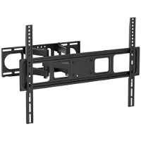 Goobay 76474 Support mural TV Basic FULLMOTION (L), noir - 37 à 80 pouces (94-203 cm)