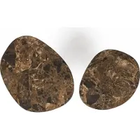 White Label Side Table Naut Set of 2 (53 x 39 x 40 cm)