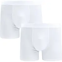 Alan red Lot de 2 Boxers Blancs