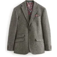 Next Veste de costume 'Nova Fides' gris / noir