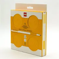 Euromic Carnet avec verrou et stylo à encre gel - Jaune