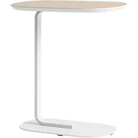 Muuto Relate Table d'appoint Oak Laminate|Off-White | 60.5 cm