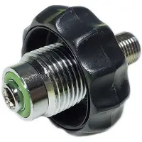 Metalsub Din 200/300 1/4'' Bsp connecteur noir noir One Size