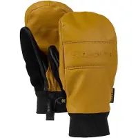 Burton Treeline Leather Mittens Jaune M Homme