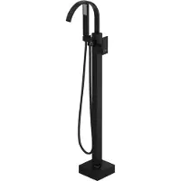 Mexen Robinet de baignoire autoportante Veda noir (75433-70)
