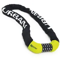 Urban Security Ur890 Combination Chain Lock Jaune 100 cm