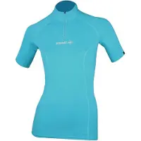 BEUCHAT Atoll Short Sleeve Rash Guard Bleu L Femme