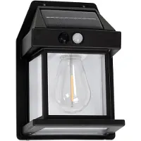 Eko-Light Applique murale solaire SOLARKI 3000K IP44 noir