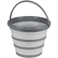 Kampa Seau pliable 10l argent argent One Size