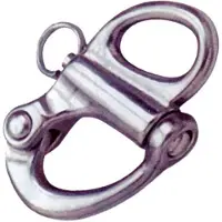 Goldenship Fixed Snap Shackle 10 Units Argenté 52 mm