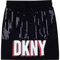 DKNY D33580-09b Skirt Noir 8 Years Fille