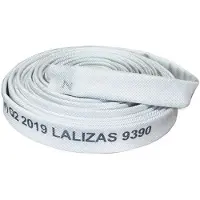 Lalizas Solas/med Fire Hose 38 Mm 15 M Blanc