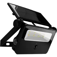 Strühm 04040 Lampe solaire à LED 'SANTOR LED 2W CW' avec détecteur de mouvement, IP65, 200 lm, adaptée à l'extérieur