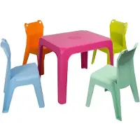 Garbar Jan Frog 1 Play Table And Chair Set Multicolore Enfants