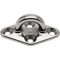 WICHARD M8 Fixed U Bolt Round Ring Argenté