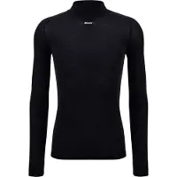 Santini Lana Long Sleeve Base Layer Noir XS Homme