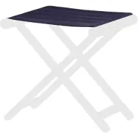 Marine Business Canvas Stool Spare Part Argenté 43 x 34 x 1 cm