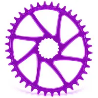 Garbaruk Cannondale Hollowgram Offset 1.7 Mm Oval Chainring Violet 32t