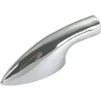 OEM Marine Acier inoxydable 2948022 Support de main courante de terminal Argent 22 mm Argent 22 mm