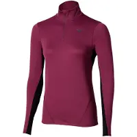 Mizuno Tech Thermal Charge Half Zip Long Sleeve T-shirt Violet S Femme
