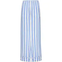 s.Oliver Pantalon de pyjama bleu / blanc cassé