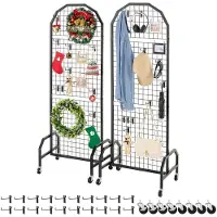 Vevor Grille d’Exposition sur Pied 2PCs 60x164 cm