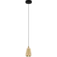 Lyora Suspension design Alish 1 verre ambré clair