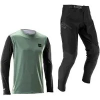 Leatt Gravity 1.0 Long Sleeve T-shirt Vert 2XL Homme