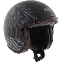 Mt Helmets Le Mans 2 Sv S Dystopic Open Face Helmet Noir XL