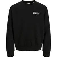 JJ REBEL Sweat-shirt 'JREBHAYDEN' noir / blanc
