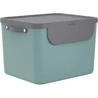Rotho Kunststoff AG / Sp. z o.o. Recycling Müllsystem 55 l ALBULA, Poubelle, Vert