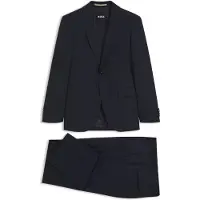 BOSS Costume deux pièces Regular en laine mélangée