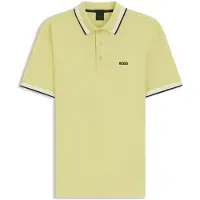 BOSS Paddy 10241663 Green Short Sleeve Polo Jaune XS Homme
