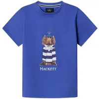 Hackett London Heritage Harry Short Sleeve T-shirt Bleu 7 Years Garçon