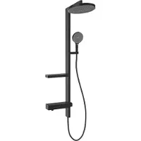 Mexen Ensemble de douche exposé Dizzy avec pommeau de douche et mitigeur, noir - 78104-70