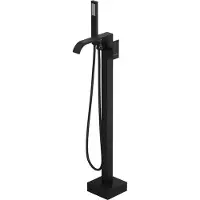 Mexen Mitigeur de baignoire Lava, noir (752433-70)