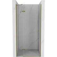 Mexen Roma Porte de douche pivotante 80 cm, transparente, or - 854-080-000-50-00