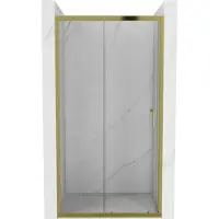 Mexen Apia Porte de douche pliante 150 cm, transparente, or - 845-150-000-50-00