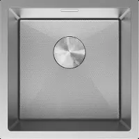 Mexen Trixo évier en acier inoxydable à 1 bac 440 x 440 mm, inox HC - 6413441000-01HC
