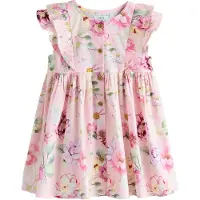 Next Robe crème / vert pastel / violet / rose ancienne