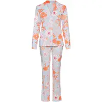 s.Oliver Pyjama bleu clair / orange / rose / blanc
