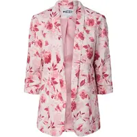 Pieces Blazer 'PCBosella' rose / rouge foncé / blanc