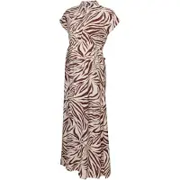 Vero moda Maternity Robe-chemise 'VMMJosie' beige / gris