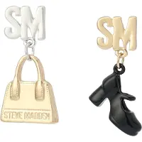 Steve madden Boucles d'oreilles or / noir / argent