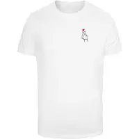 Mister tee T-Shirt 'Love Sign 2.0' rouge / noir / blanc