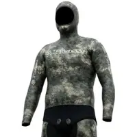 Picasso Thermal Skin Spearfishing Jacket 3 Mm Gris 3XL Homme