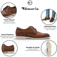 Tamaris Chaussure à lacets marron
